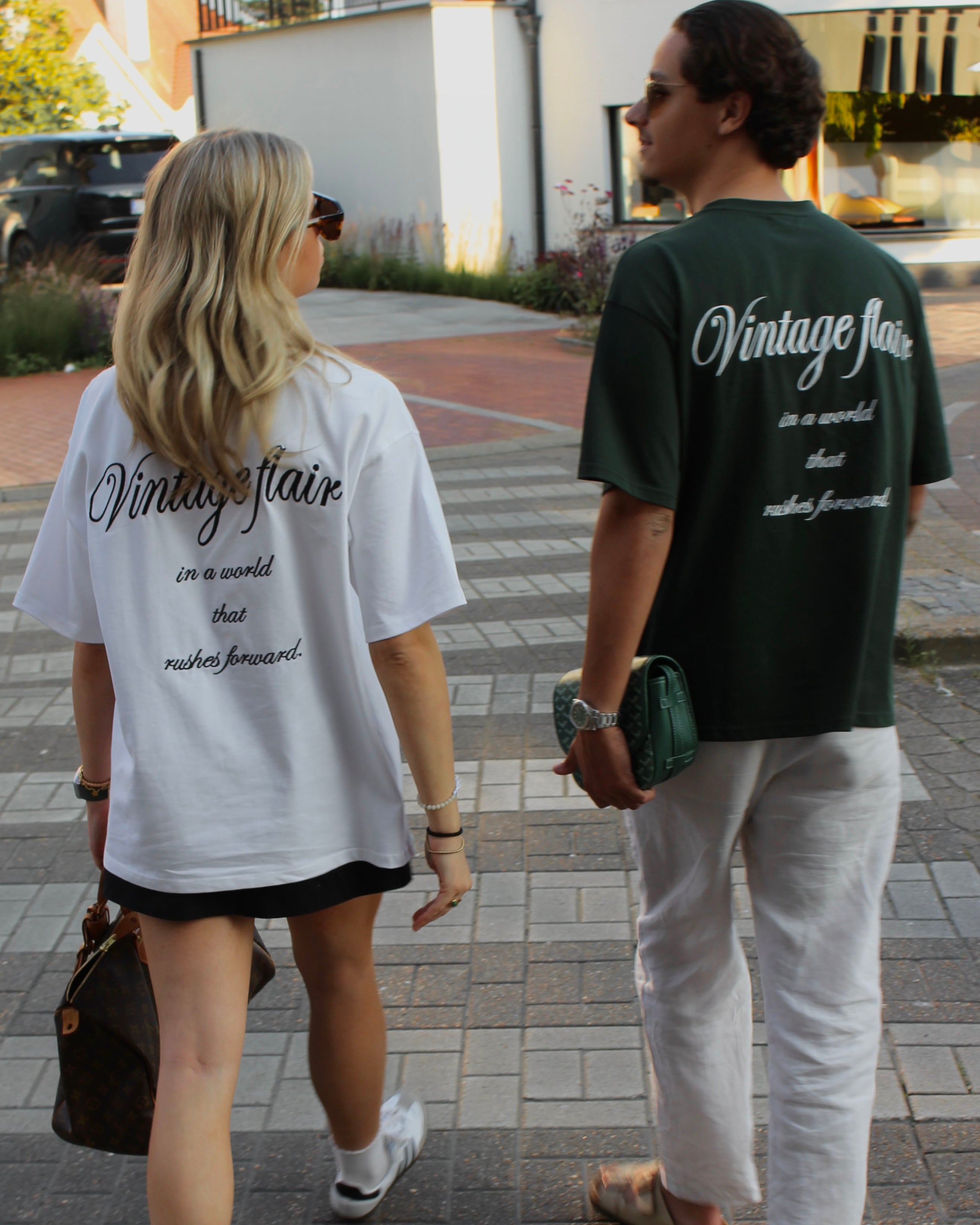Vintage Flair Tee Green