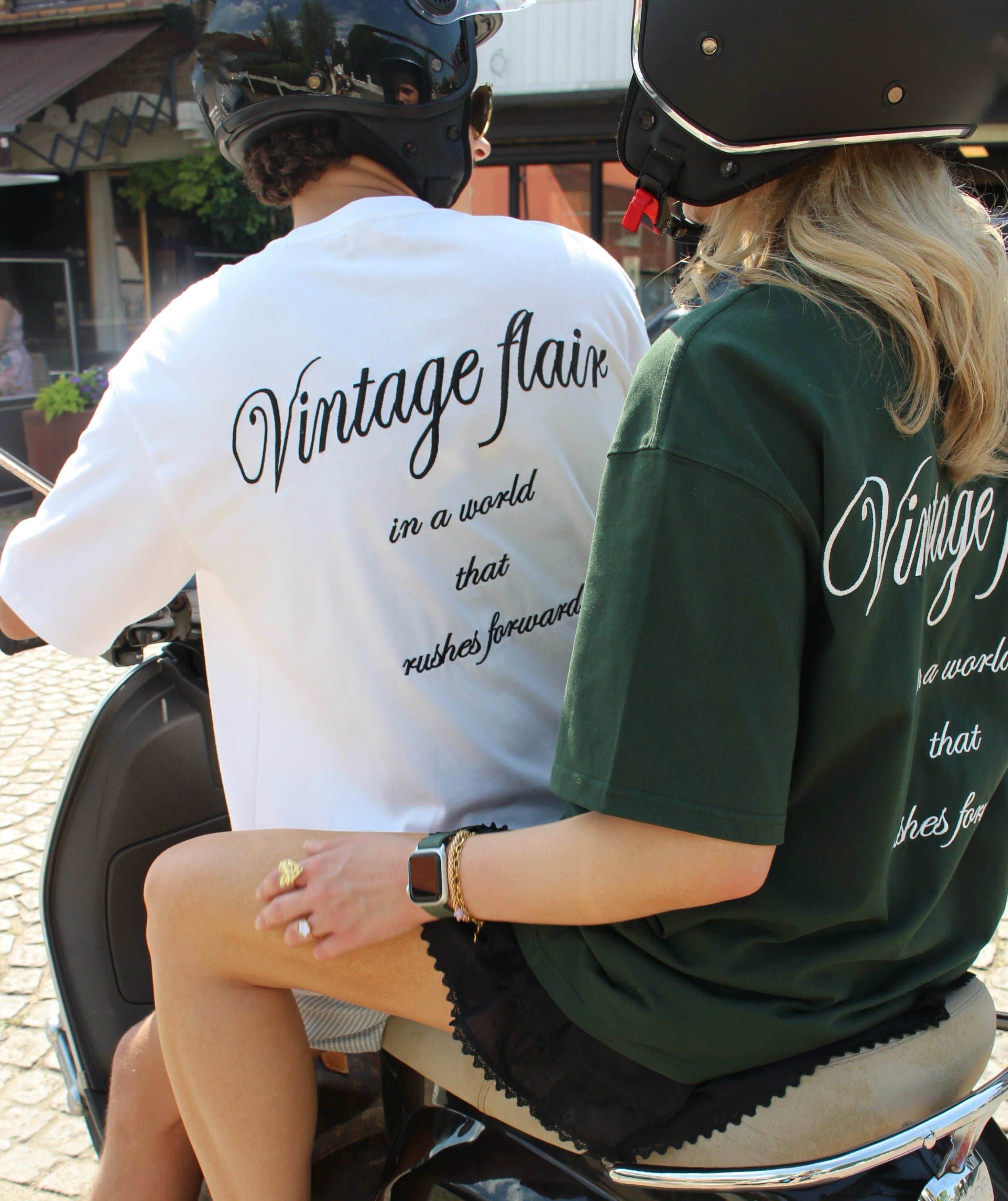Vintage Flair Tee White