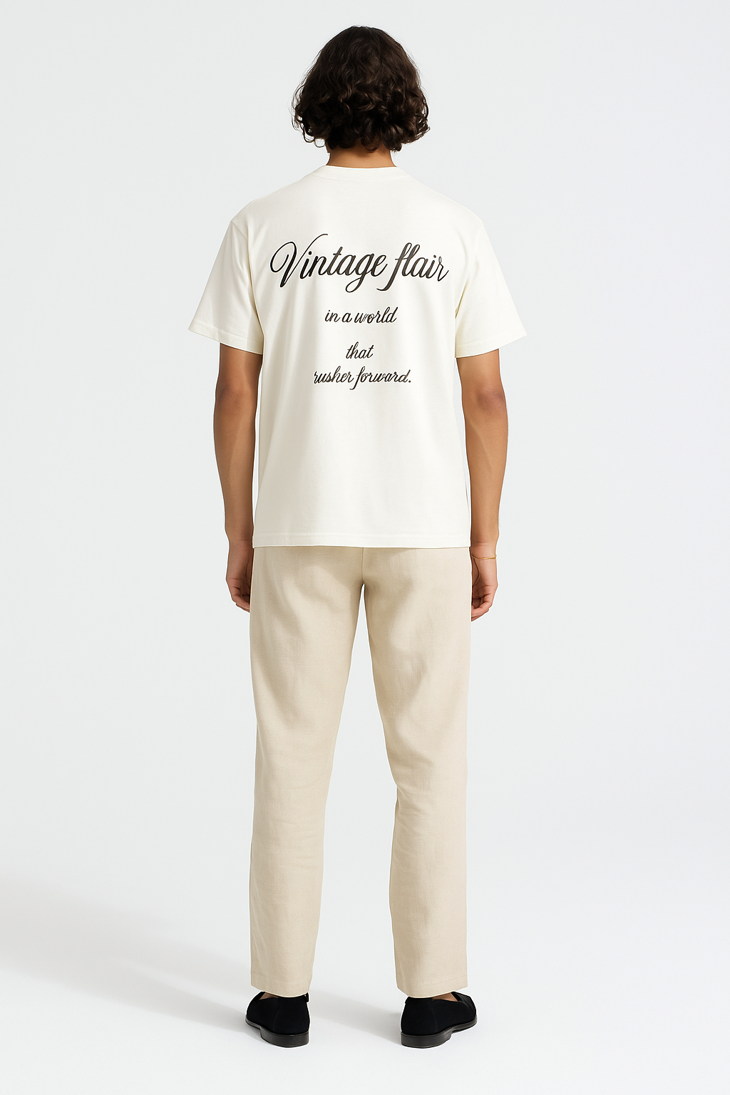 Vintage Flair Tee White