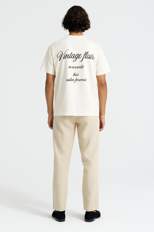 Vintage Flair Tee White